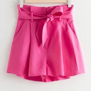 NWT - & Other Stories Paperbag Waist Shorts